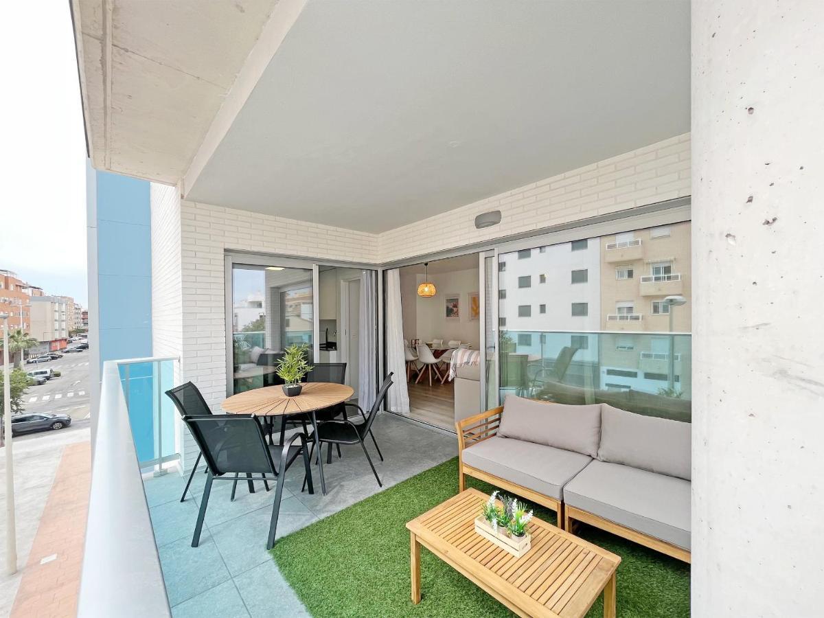 Global Properties, Moderno Apartamento A 3 Minutos De La Playa Sagunto Extérieur photo